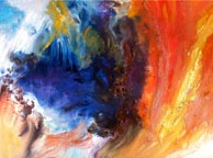 mixed media painting